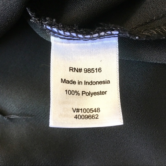 Coldwater Creek Black Sleeveless Ruffle Top XS 4 - Picture 7 of 8